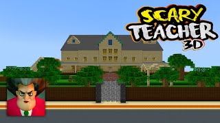 SCARY TEACHER 3D HOUSE IN MINECRAFT [upl. by Aztinay973]