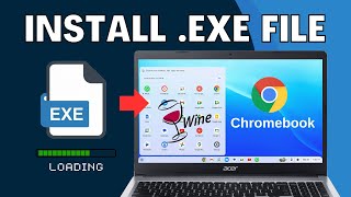 Install Windows EXE Files on Chromebook [upl. by Freudberg824]