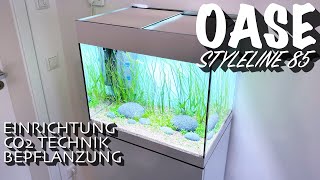 Oase StyleLine 85  Einrichtung CO2 Technik amp Bepflanzung [upl. by Lymann]