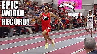 NEW WORLD RECORD The Fastest 400 Meters Ever Run  Christopher Morales Williams  2024 SEC Final [upl. by Ide]