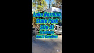 Lake Norman State Park Campsite at a Glance Site 41 North Carolina shorts [upl. by Wayolle]