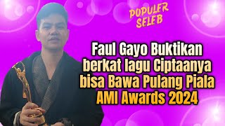 SELAMAT FAUL LIDA MENANG DI AMI AWARDS 2024 [upl. by Ima]