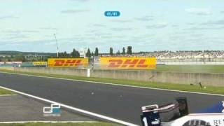 Magny Cours GP2 viso nasty crash [upl. by Delia]