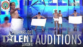 Pilipinas Got Talent 2018 Auditions Mamas Boyz  Towel Dance [upl. by Einahets]