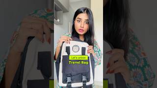 Unboxing Travel Bag 😱 crafteraditi unboxing asmr shorts travelessentials ​⁠CrafterAditi [upl. by Elocim]