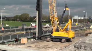 All new Heijmans KOBELCO BME800G Crawler Crane Westfrisiaweg [upl. by Enaile]