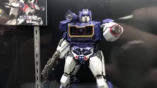 Transformers ThreeZero deluxe Bumblebee Soundwave Optimus Prime Blitzwing [upl. by Htims723]