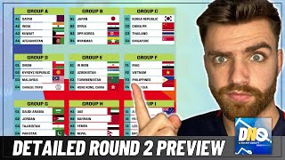 Who will Qualify from Round 2  AFC World Cup Qualification Preview [upl. by Alanna]