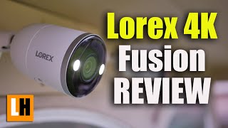 Lorex Fusion 4K IP NVR Security Camera System Review  Features Unboxing Setup Video amp Audio [upl. by Rebmac677]