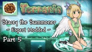 Terraria 133 Expert Modded Summoner Part 5  Stacey vs The Desert Scourge [upl. by Etnoed879]