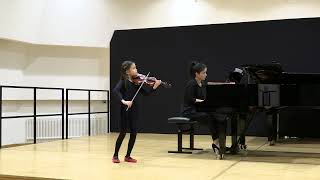 Emily Jane Euschen 9 Violin concerto No 22 in AMinor G97 I Moderato by Viotti [upl. by Sunderland]