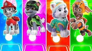 Everest Paw Patrol 🆚 Chase Paw Patrol 🆚 Paw Patrol Marshall 🆚 Skye Paw Patrol 🚓 tiles hop edm rush [upl. by Ezana]