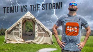 Temu Camping in a Thunderstorm 30 Items Reviewed [upl. by Yssenhguahs504]