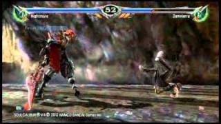 SOULCALIBUR V Dampierre vs Nightmare high level gameplay [upl. by Hadwyn986]