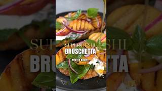 Bruschetta met perzik honing amp burrata Recept wwwsoulfoodnl superdushichef recept food [upl. by Leirud]