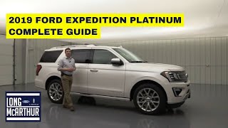 2019 FORD EXPEDITION PLATINUM COMPLETE GUIDE STANDARD AND OPTIONAL EQUIPMENT [upl. by Cordie]