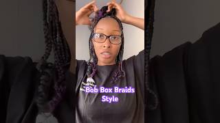 Bob Box Braids With Curls [upl. by Yaniv]