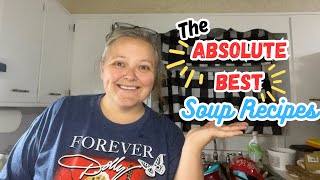 4 Of The BEST Soups You Will Ever Try  Budget Friendly Meals To Feed Your Family [upl. by Aynodal]