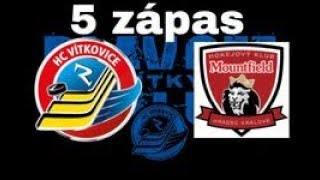 5 zápas Vítkovice vs Hradec Královévlog [upl. by Elane]