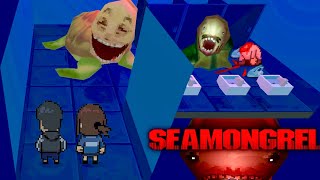 Seamongrel  A Wholesome Aquarium Horror Game Where Mutant FishMonsters Disturb Your Date [upl. by Anma930]