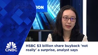 HSBC 3 billion share buyback not really a surprise analyst says [upl. by Bowes414]