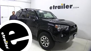 etrailer  Thule WingBar Evo Crossbars Installation  2019 Toyota 4Runner [upl. by Kaylil]