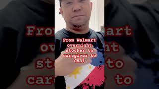 WORKING OVERNIGHT STOCKER AT WALLMART  PINOY walmart stocker pinoycaregiver [upl. by Honniball]