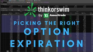 Choosing The Best Option Expiration  Day Trading Options [upl. by Shandeigh95]