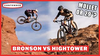 Santa Cruz Bronson VS Hightower  Ride Review  Contender Bicycles [upl. by Drahsar]