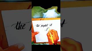 beautiful handwriting english calligraphy for beginners english calligraphy handwritingshortsvide [upl. by Elatia]