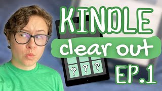 I read the oldest books on my kindle and THIS is what happened  KINDLE CLEAR OUT EP 1 [upl. by Refynnej]