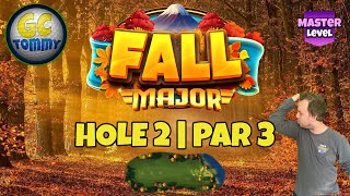 Master QR Hole 2  Par 3 HIO  Fall Major 2024 Tournament Golf Clash Guide [upl. by Ahsiekam77]