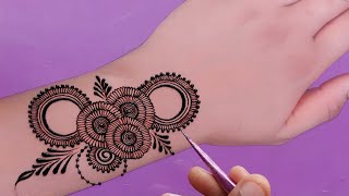 New stylish mehndi design  easy arabic mehndi design  mehndi ka design  mehndi design  mehndi [upl. by Nawk750]