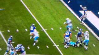 Eli Manning Throws with Wrong Hand and Gets Intercepted NFL [upl. by Tessi]