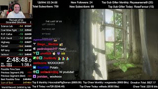 The Last of Us Speedrun for Grounded mode Glitchless 24848 [upl. by Aenahs69]