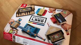 Nintendo Labo ToyCon 01 MultiSet Halterung Montage JoyCon holder Assembling instructions DIY [upl. by Judsen]