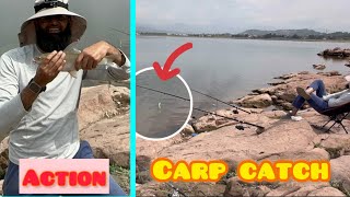 Carp Fishing  Catch amp Release  Rawal Dam carpfishing fishing commoncarp carp [upl. by Notsek]