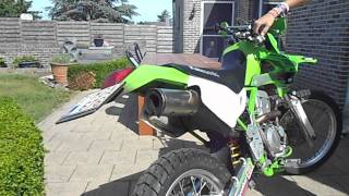 Kawasaki klx 300r start up [upl. by Ploss800]