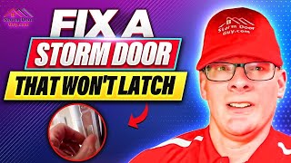 Secure Any Stubborn Storm Door In Just One Minute  stormdoorguy diy install [upl. by Codi]