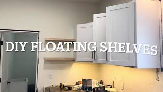 DIY floating shelves [upl. by Aihsemaj546]