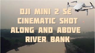 DJI MINI 2 SE  Cinematic ViewSunsetRiver side flyingDJI Cheapest Drone is Capable of wow views😍 [upl. by Rimhsak]