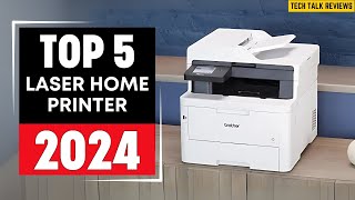 Top 5 Best Laser Home Printer 2024 [upl. by Aikin]