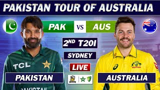 PAKISTAN vs AUSTRALIA 2nd T20 Match LIVE COMMENTARY  PAK vs AUS T20 MATCH LIVE  PAK 5 OVERS [upl. by Marela]