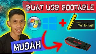 CARA BUAT BOOTABLE USB FLASHDISK MENGGUNAKAN APLIKASI WinToFlash II LukmanOfficial [upl. by Humphrey202]