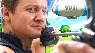 Hawkeye in Wii Sports Archery [upl. by Dnomhcir]