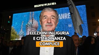 ELEZIONI in Liguria la cittadinanza sceglie ancora il peggio [upl. by Ijic]