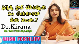 Avoid these mistakes to get pregnancy early  Dr Kirana wish Fertility [upl. by Irama]