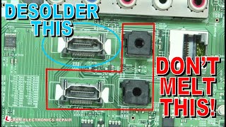 How To Desolder With Hot Air Without Melting Nearby Components [upl. by Epoillac]