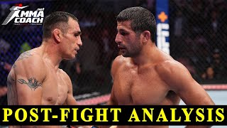 Beneil Dariush VS Tony Ferguson post fight analysis failed DArce and poor GNP [upl. by Lynnea534]