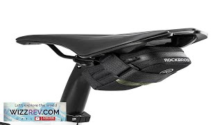 ROCKBROS 35L Lightweight Bike Saddle Bag Compact Size Capacity Portable Handbag Review [upl. by Nereen]